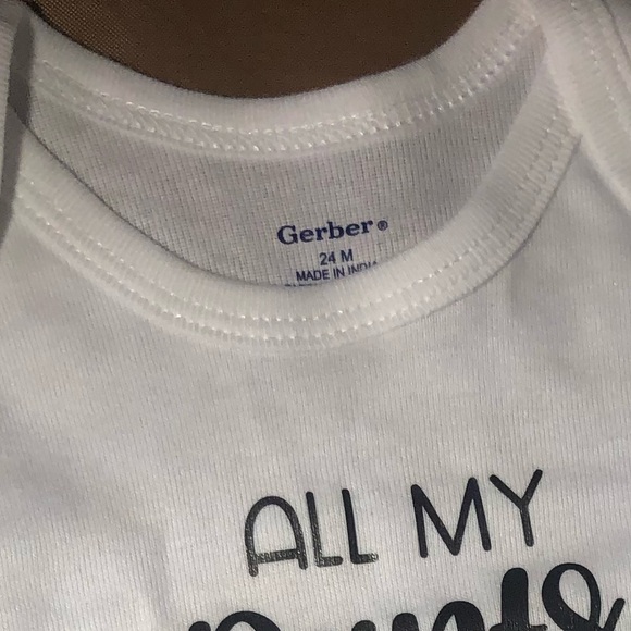 “ALL MY PANTS ARE SASSY “ GERBER Baby/ Handmade - Picture 4 of 4